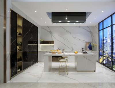 岩板产品在住宅室内装饰装修中的拍摄技巧与创意应用